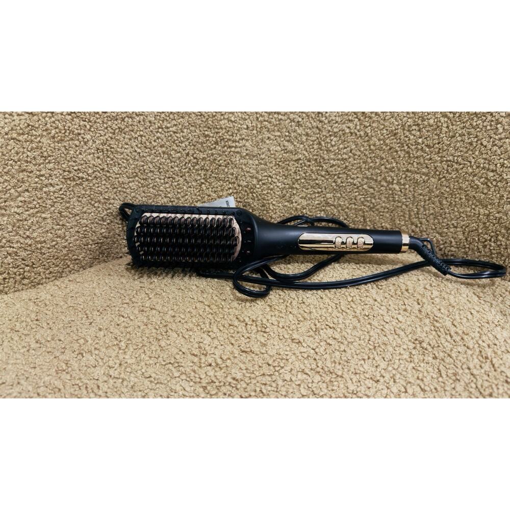 Nicebay by Whall Hair Straightener Brush HS-101 65W Electric Black